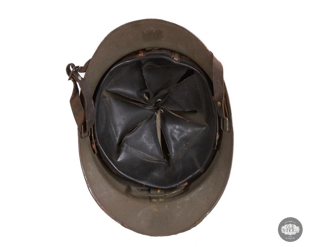 Original French M26 Infantry Adrian Helmet with Liner and Chinstrap - 5