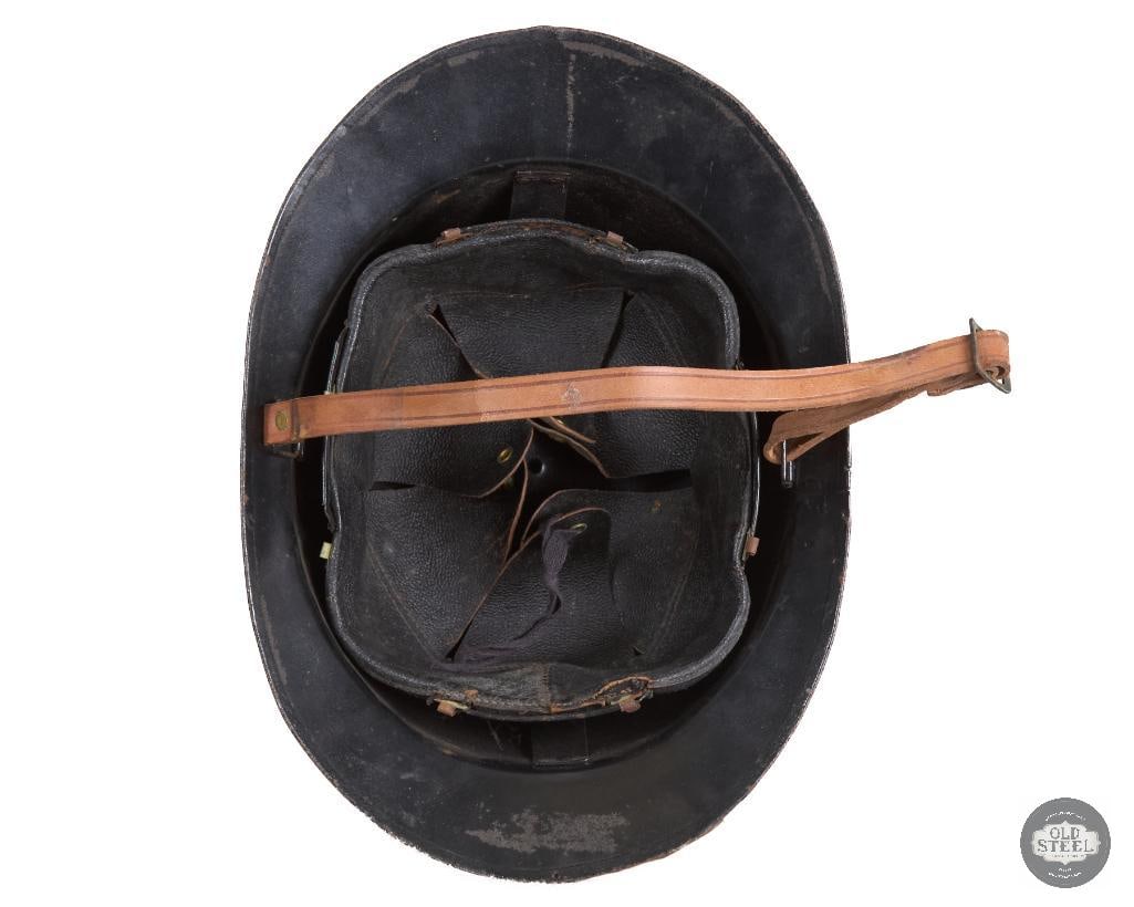 Royal Belgian Armed Civil Defense Adrian Helmet - 5