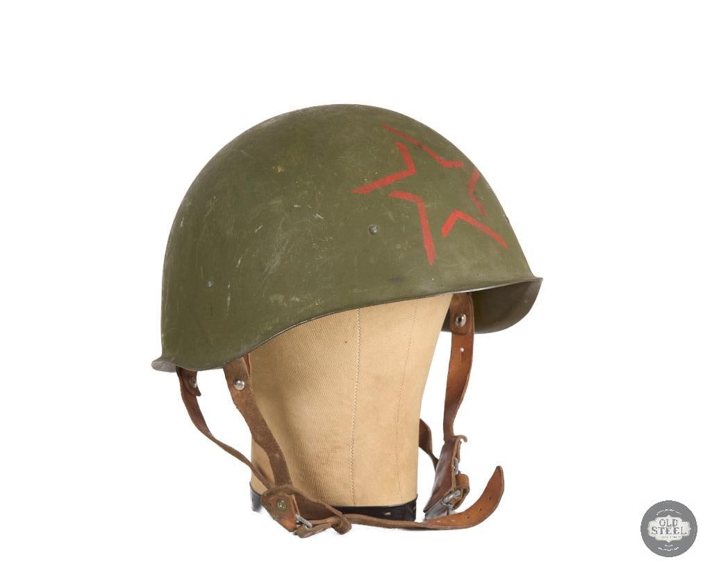 Original Soviet SSh-39 Helmet: Original Soviet SSh-39 Helmet THIS ITEM IS AS PICTURED WITH NO FURTHER ATTACHMENTS. ALL SALES ARE FINAL. PLEASE REFER TO THE AUCTION DESCRIPTION, LOT #1 DESCRIPTION AND TERMS OF SALE