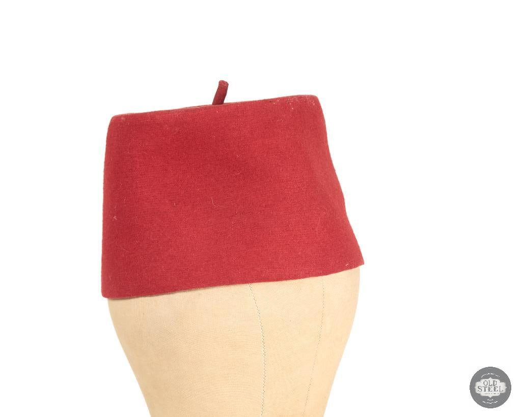 Turkish Red Felt Fez Cap (1 of 5)