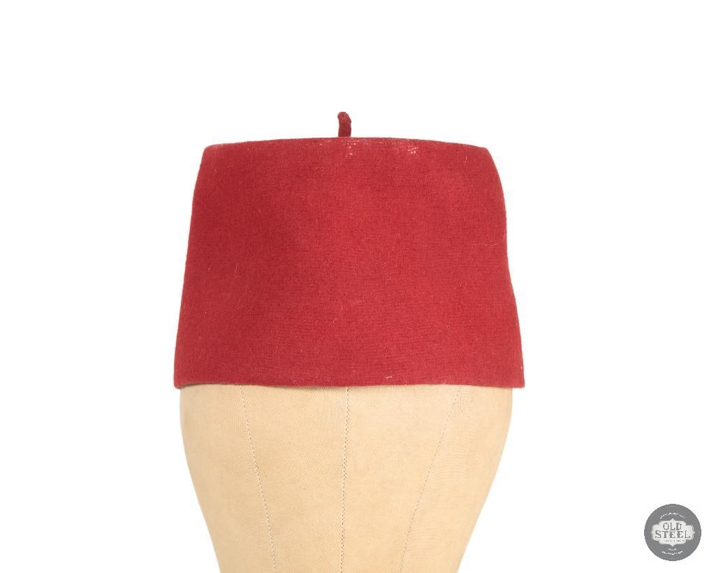 Turkish Red Felt Fez Cap - 4