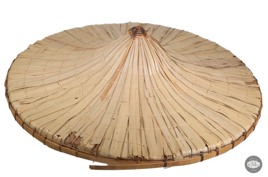 Traditional Vietnamese Conical Bamboo/Reed/Grass 'Coolie' Sun Hat - 3