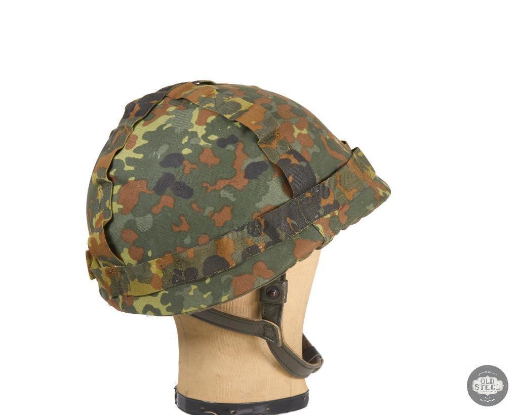 West German M71 Paratrooper's Helmet M1971 with Cover - 2