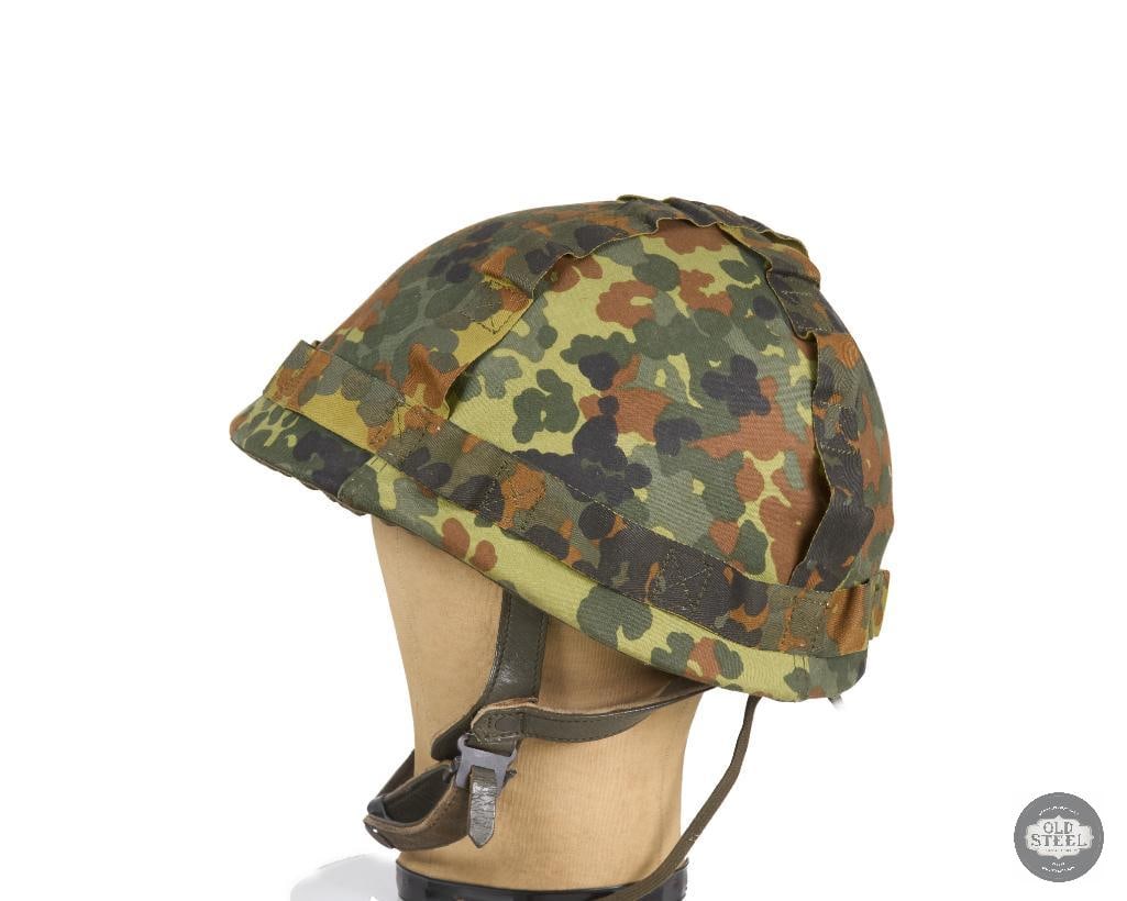West German M71 Paratrooper's Helmet M1971 with Cover - 3