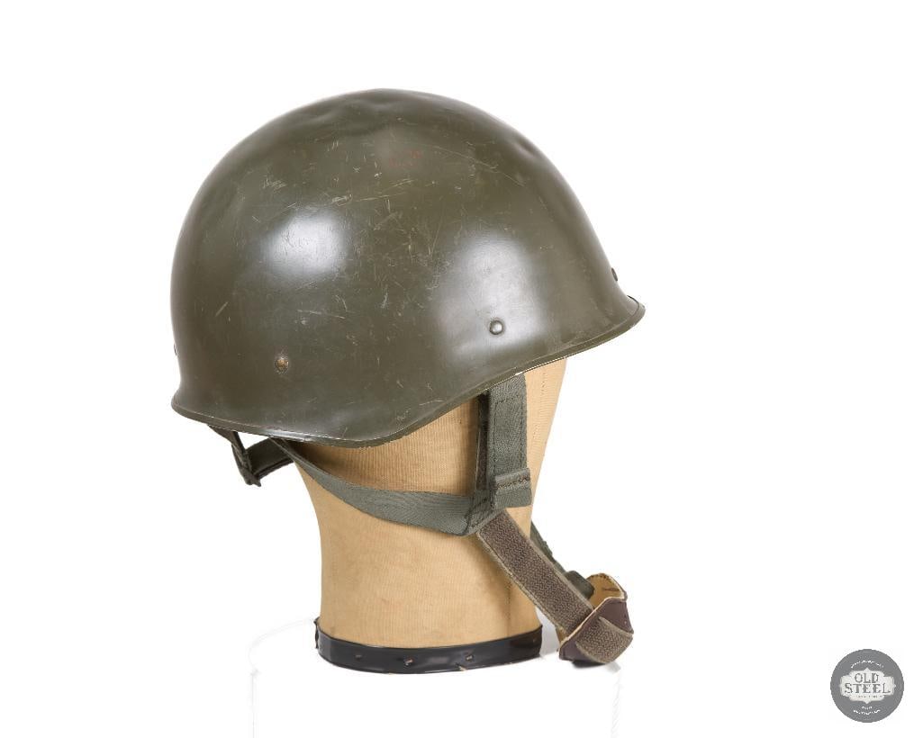 French F1 Steel Helmet with Liner and Chinstrap - 2