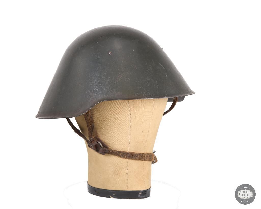 Croatian East German M56 Helmet: East German M56 helmet used by Croatians in the 90s. THIS ITEM IS AS PICTURED WITH NO FURTHER ATTACHMENTS. ALL SALES ARE FINAL. PLEASE REFER TO THE AUCTION DESCRIPTION, LOT #1 DESCRIPTION
