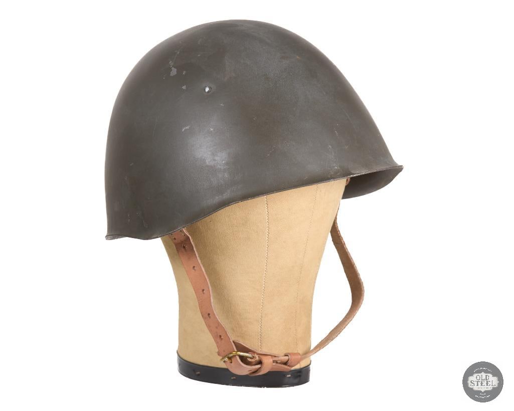 Pre-1956 Polish Wz50 Helmet: Pre-1956 Polish Wz50 Helmet. Excellent condition THIS ITEM IS AS PICTURED WITH NO FURTHER ATTACHMENTS. ALL SALES ARE FINAL. PLEASE REFER TO THE AUCTIO
