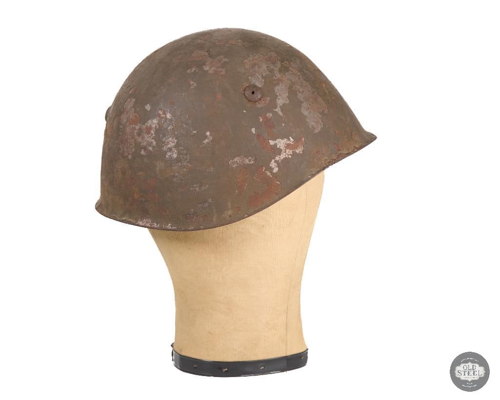 Italian M33 WWII Helmet no chinstrap - 3