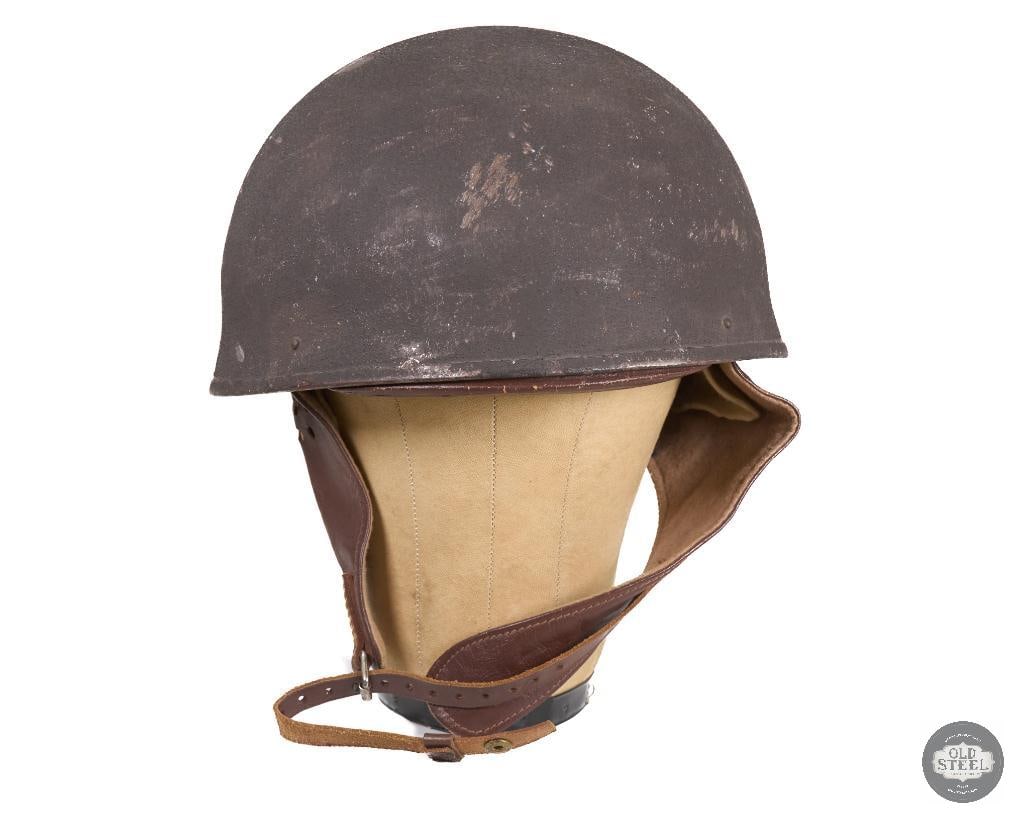 British MK I Dispatch Rider Motorcycle Helmet WWII - 2