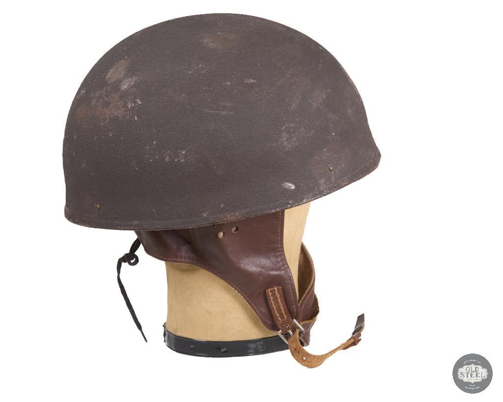 British MK I Dispatch Rider Motorcycle Helmet WWII - 3