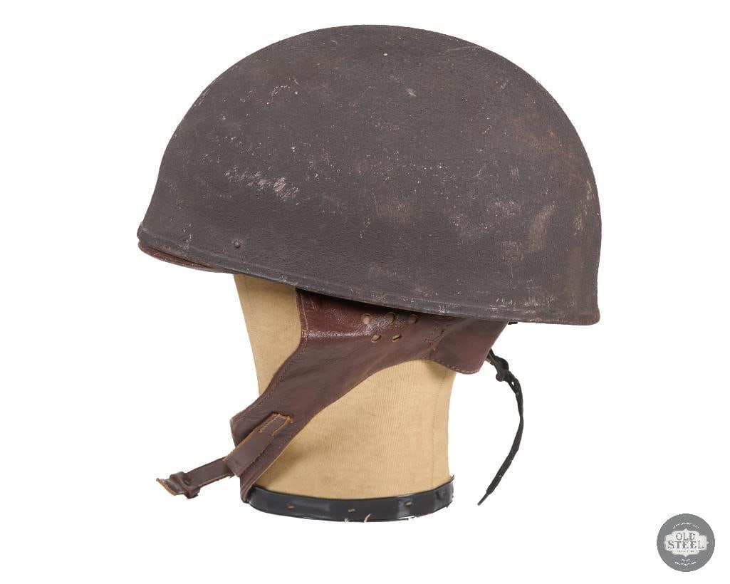 British MK I Dispatch Rider Motorcycle Helmet WWII - 4