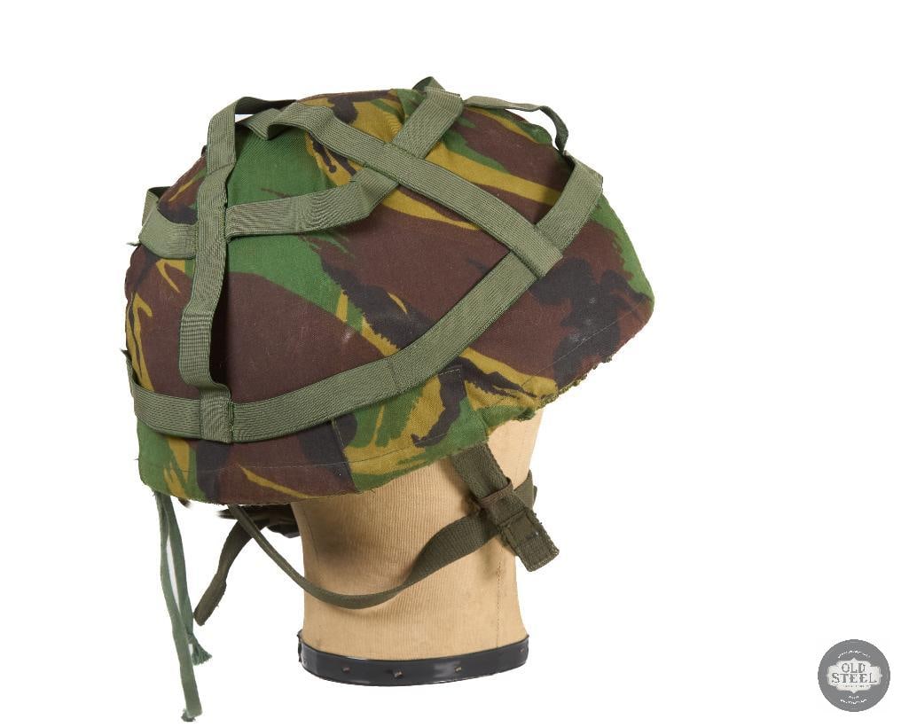 British MK6 Combat Helmet 1987 with DPM Camo Cover - Cronshaw - 3