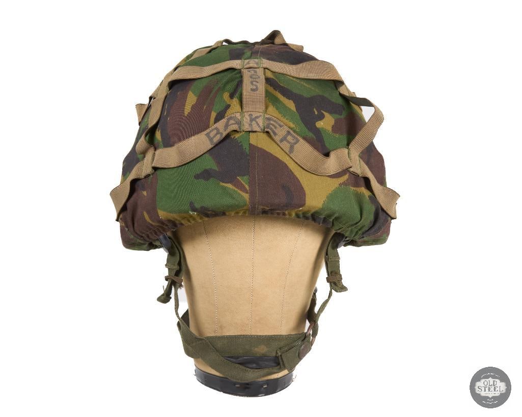 British MK6 Combat Helmet 1986 with DPM Camo Cover - 2