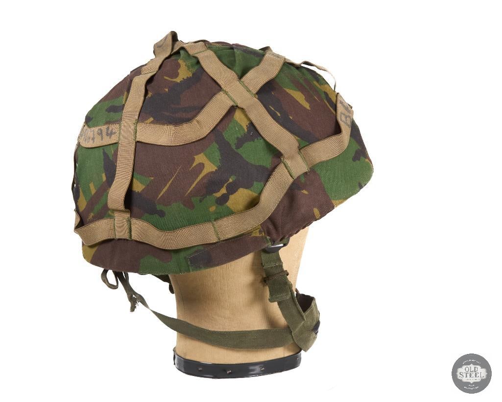 British MK6 Combat Helmet 1986 with DPM Camo Cover - 3