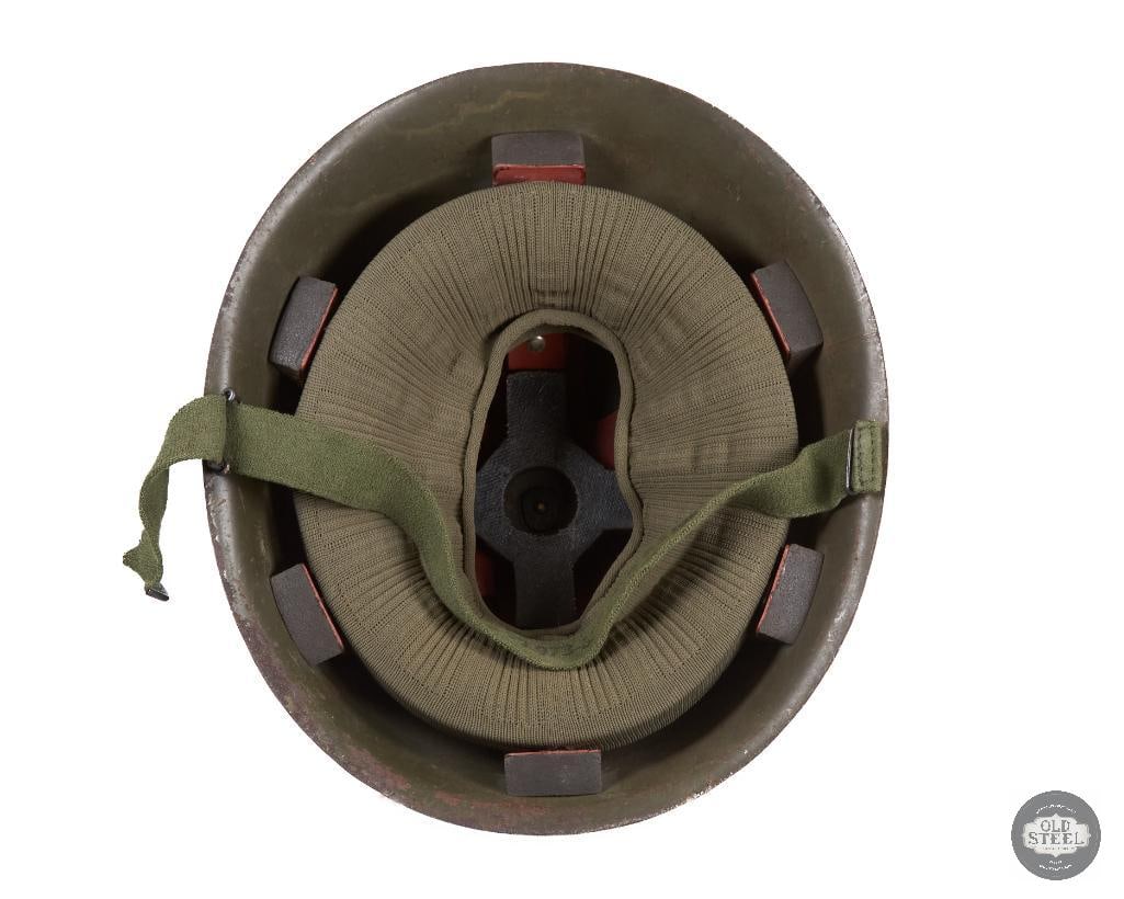 British MKIV Helmet with 1980s Liner and Elastic Chinstrap - 5