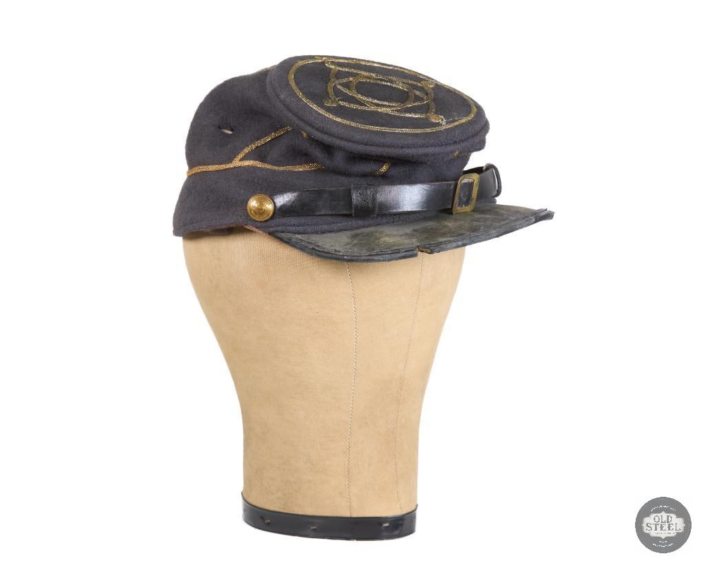 Confederate Lieutenant Kepi Cap US Civil War: Confederate Lieutenant Kepi Cap US Civil War THIS ITEM IS AS PICTURED WITH NO FURTHER ATTACHMENTS. ALL SALES ARE FINAL. PLEASE REFER TO THE AUCTION DE