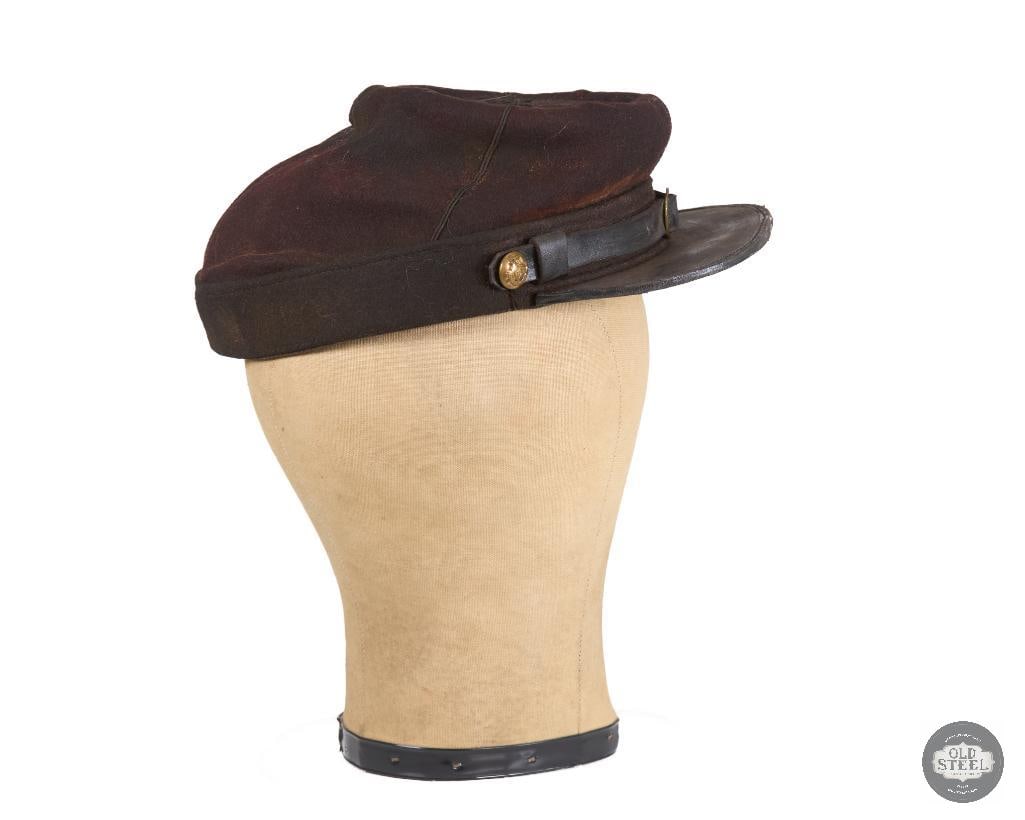 Original Civil War Massachusetts Militia Kepi Cap - 3