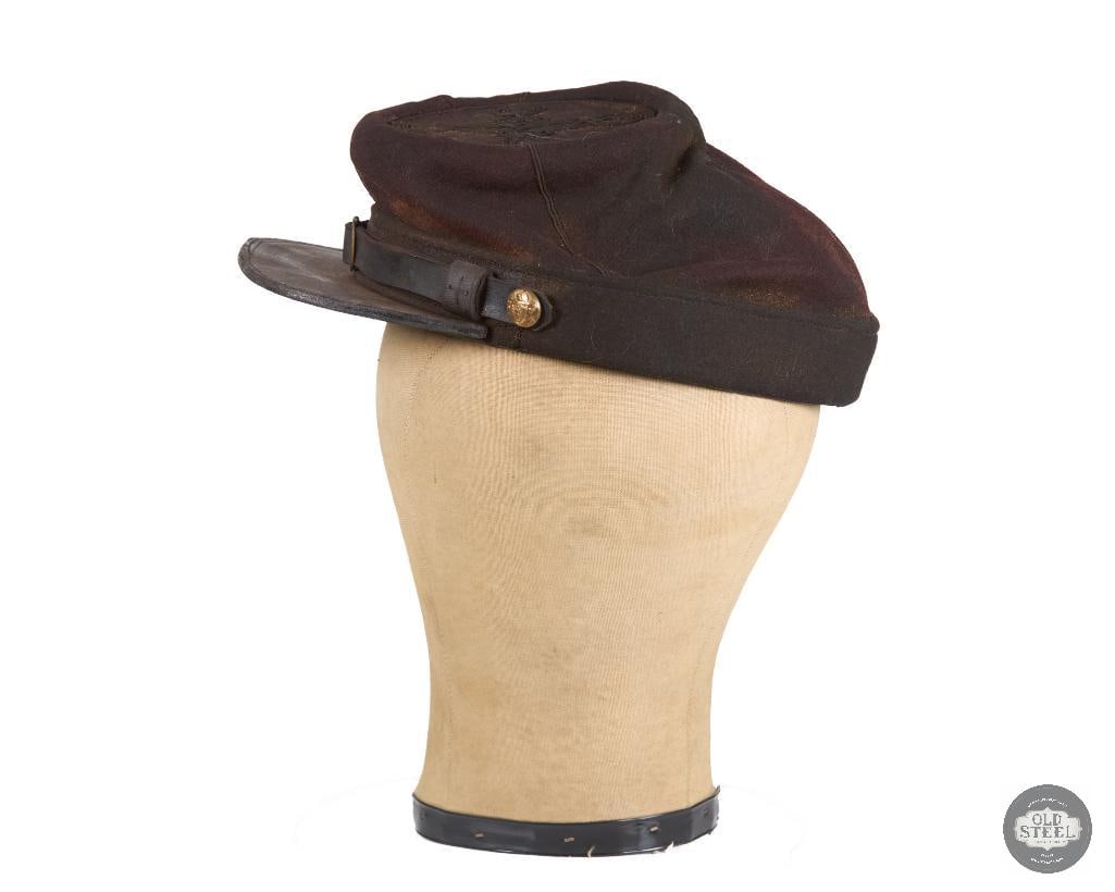 Original Civil War Massachusetts Militia Kepi Cap - 4
