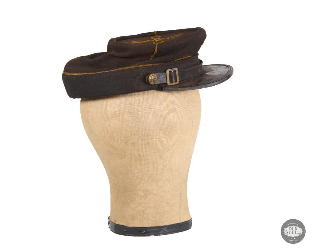 Original US Civil War E Company Union Soldier's Kepi Forage Hat - 3
