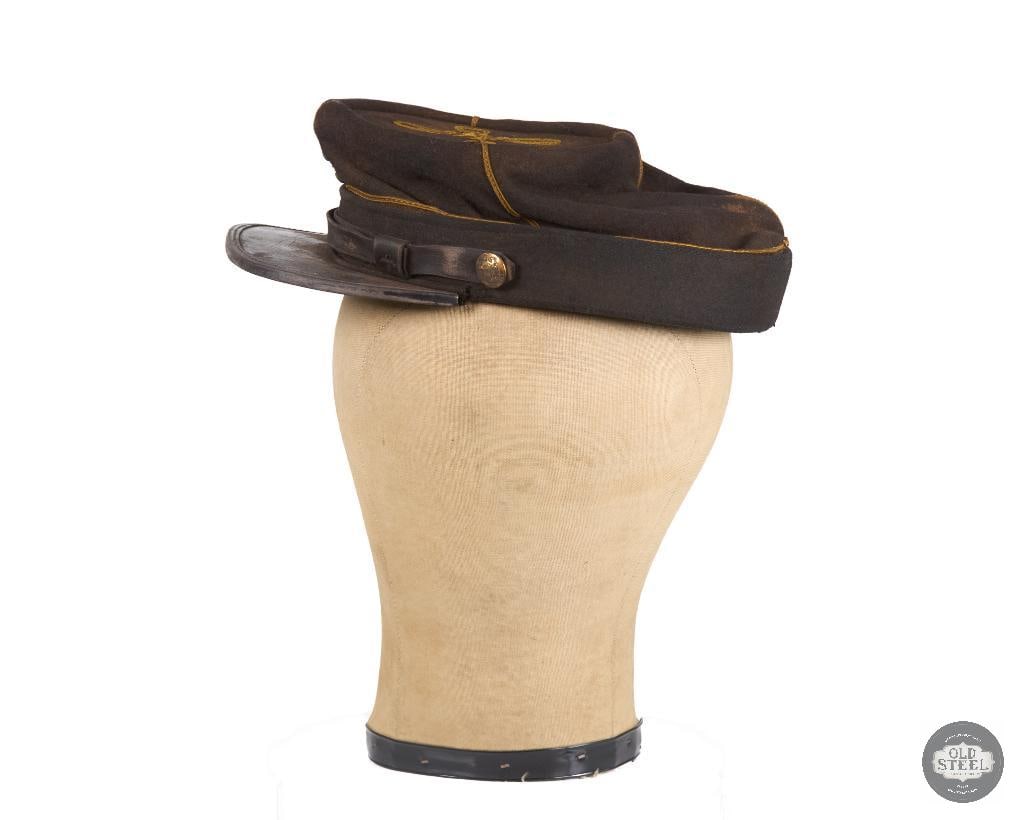 Original US Civil War E Company Union Soldier's Kepi Forage Hat - 4