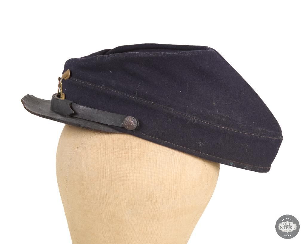 US Civil War Union 5th Cavalry Black Knights Regiment Kepi Cap - 4