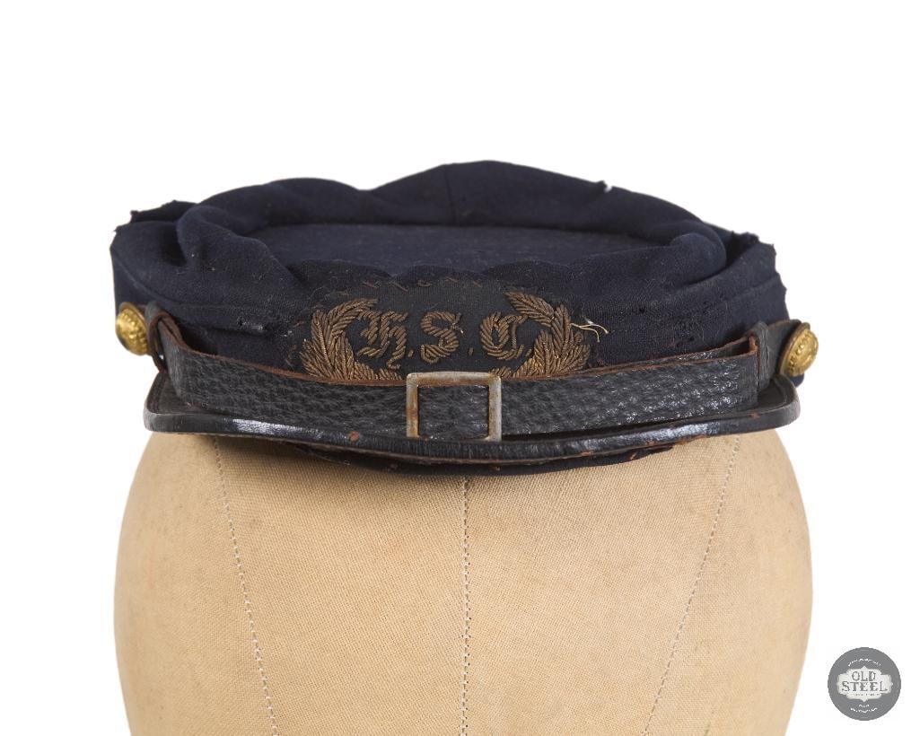 Original Civil War Union Horatio Seymour Cavalry Kepi - 3