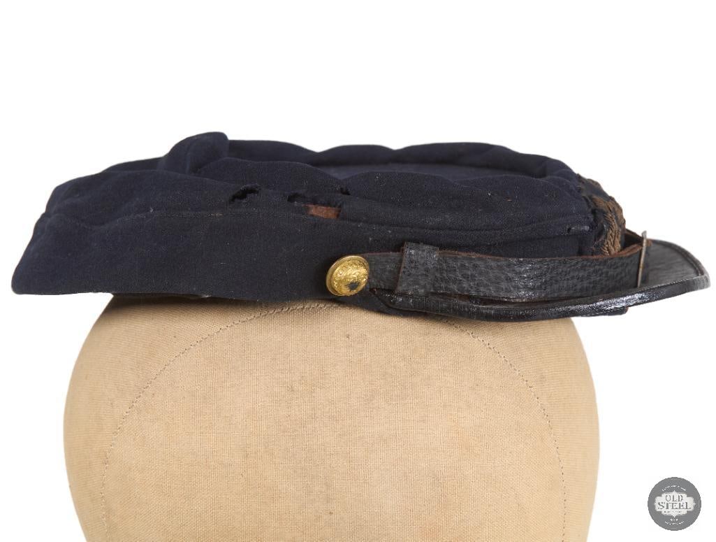 Original Civil War Union Horatio Seymour Cavalry Kepi - 4