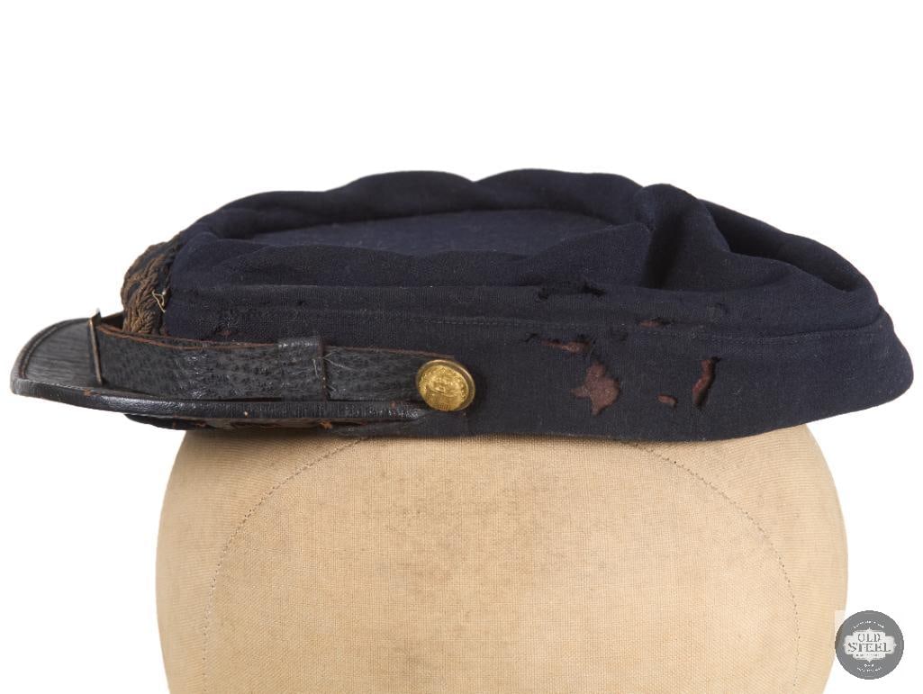 Original Civil War Union Horatio Seymour Cavalry Kepi - 5