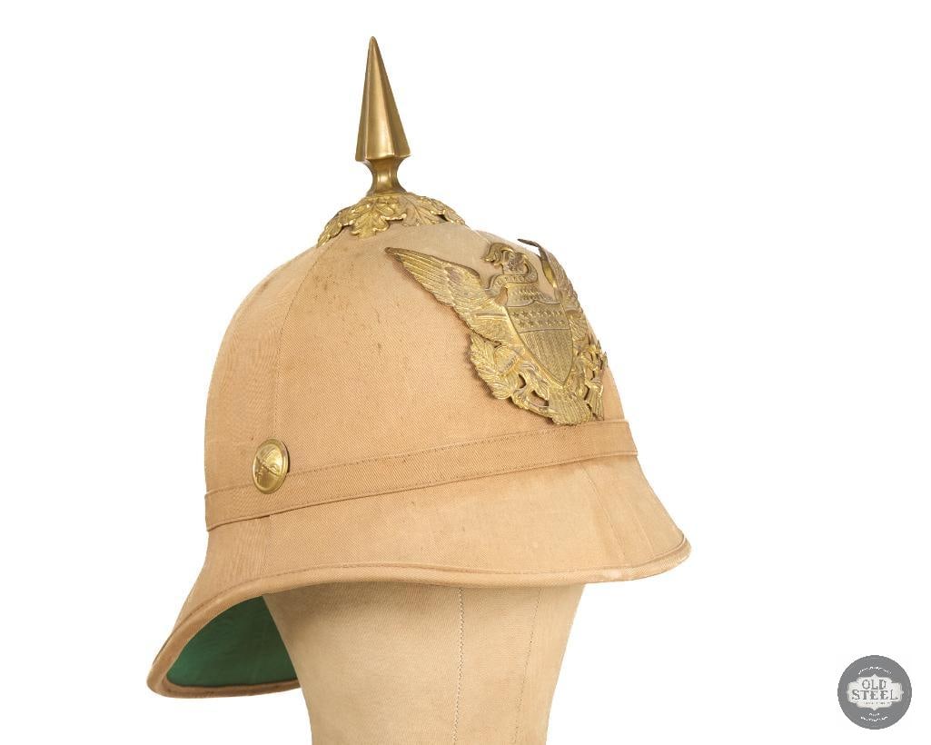 U.S. Spanish-American War Era M-1887 Cavalry Summer Tropical Sun Helmet (1 of 5)