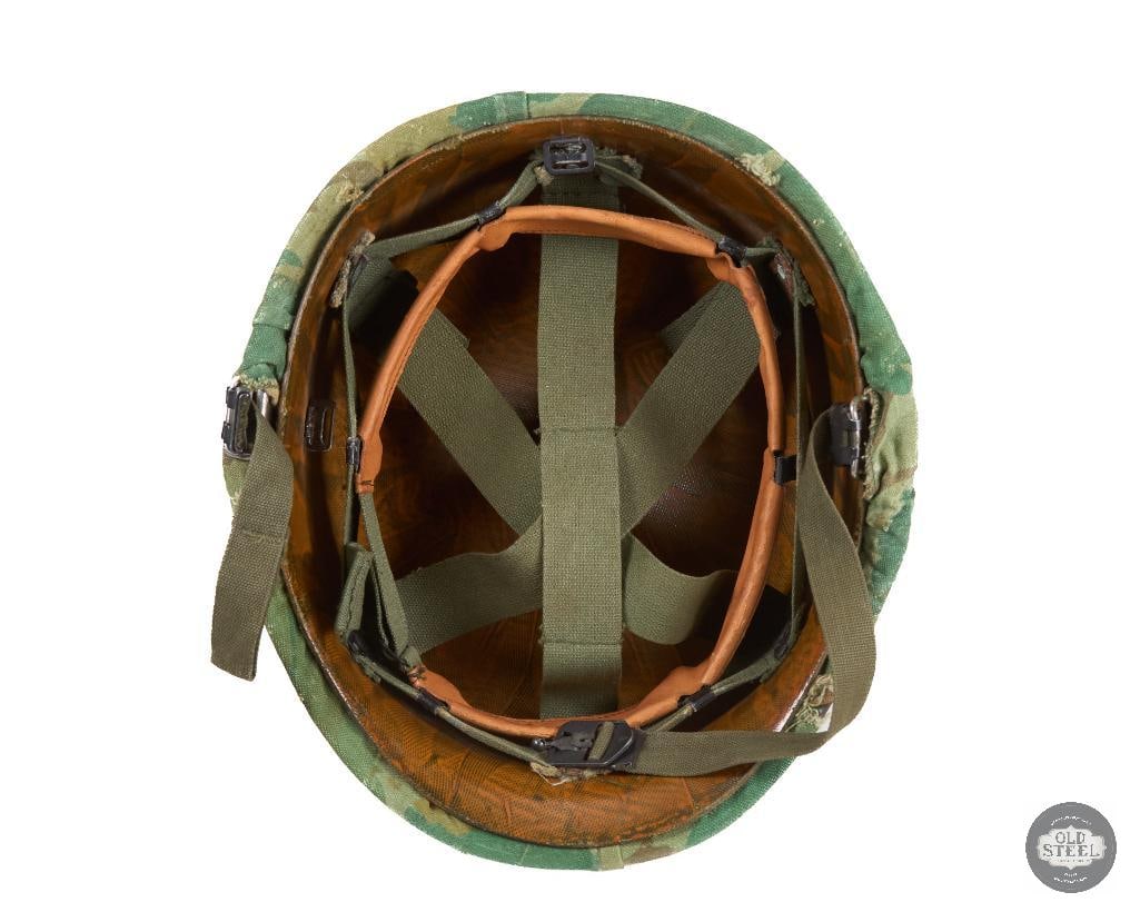 US M1 Helmet Vietnam War with Cover - 5