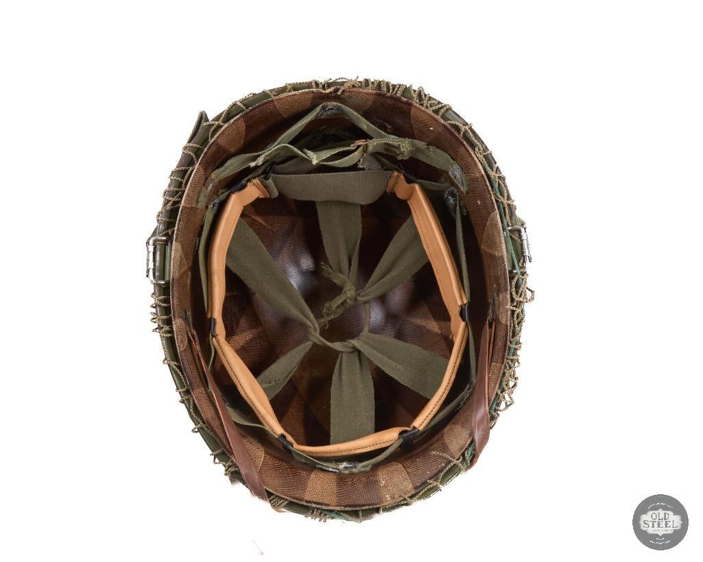 US M1 Helmet WWII With Netting Cover - 5