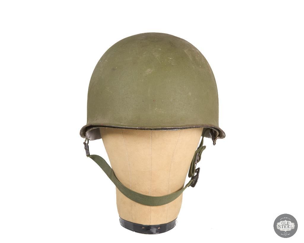 US M1 Vietnam War Era Helmet with 91st Training Division Painted Liner - 2