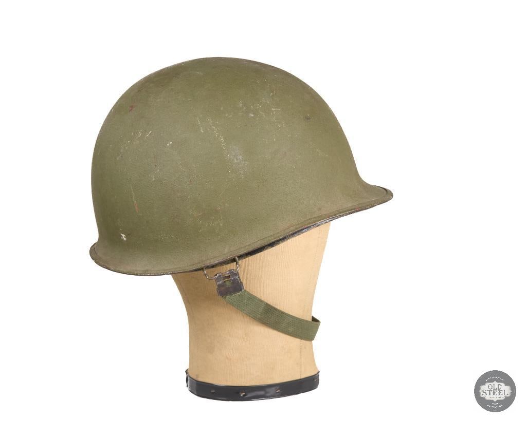 US M1 Vietnam War Era Helmet with 91st Training Division Painted Liner - 3