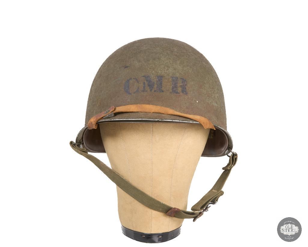 US M1 WWII Helmet with Seaman Paper Co Liner - 2