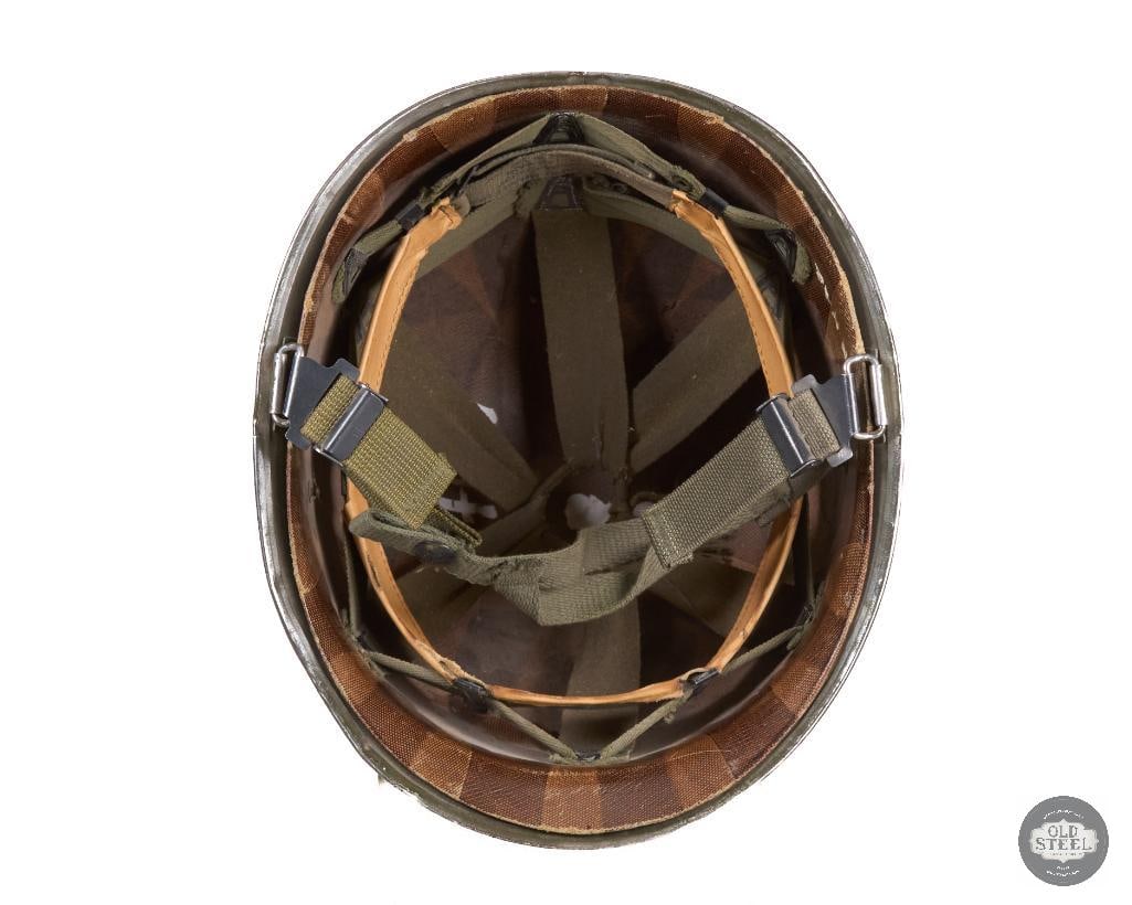 US Captain's M1 Helmet Korean War with Westinghouse Liner - 4