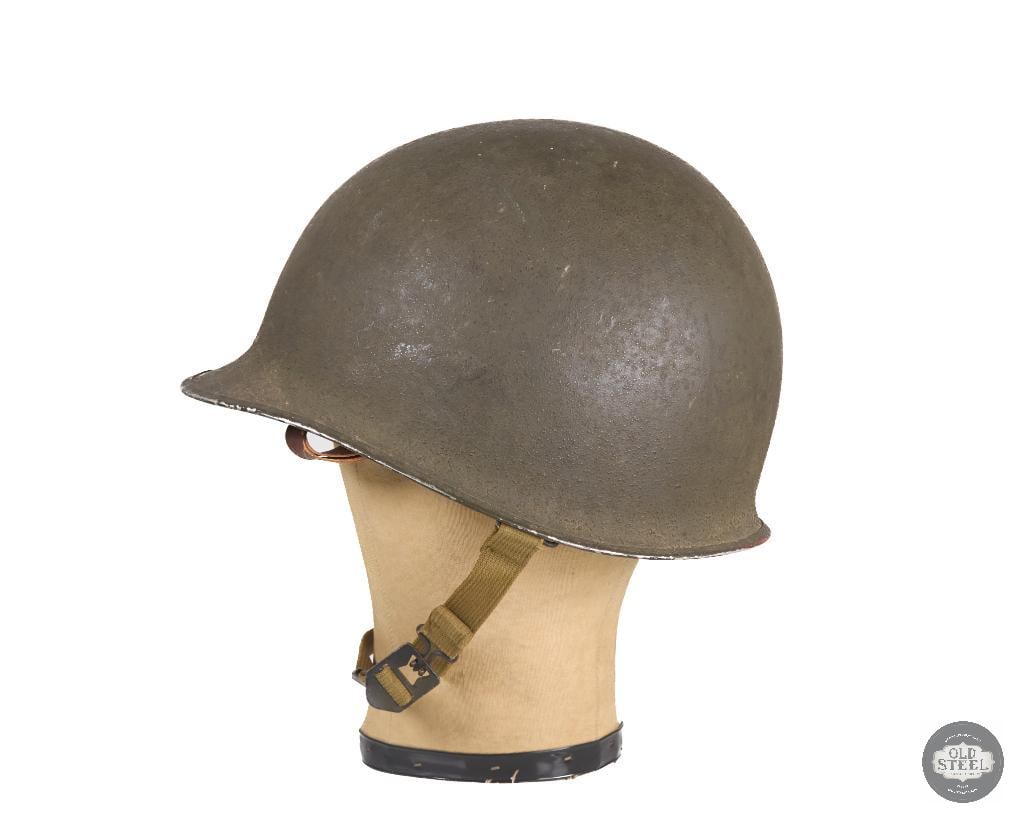 US M1 WWII Helmet McCord Shell Seaman Paper Co Liner - 4