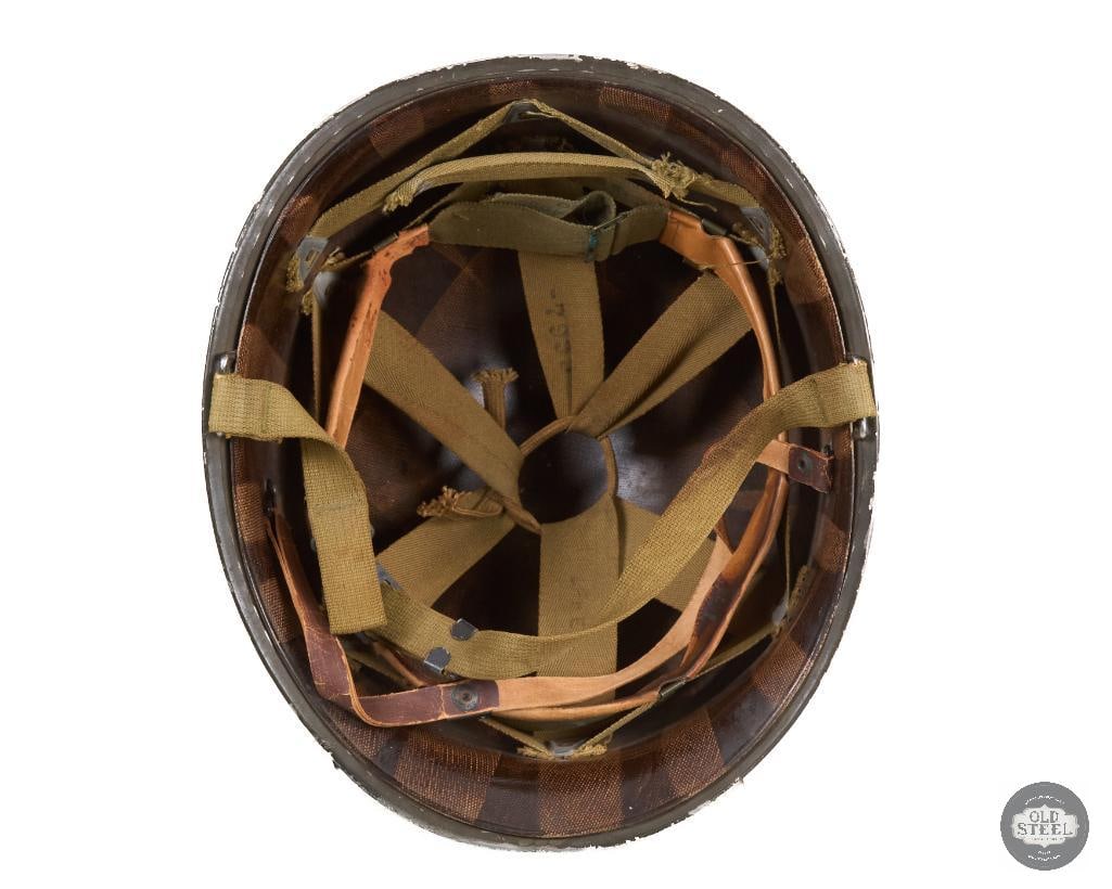 US M1 WWII Helmet McCord Shell Seaman Paper Co Liner - 5