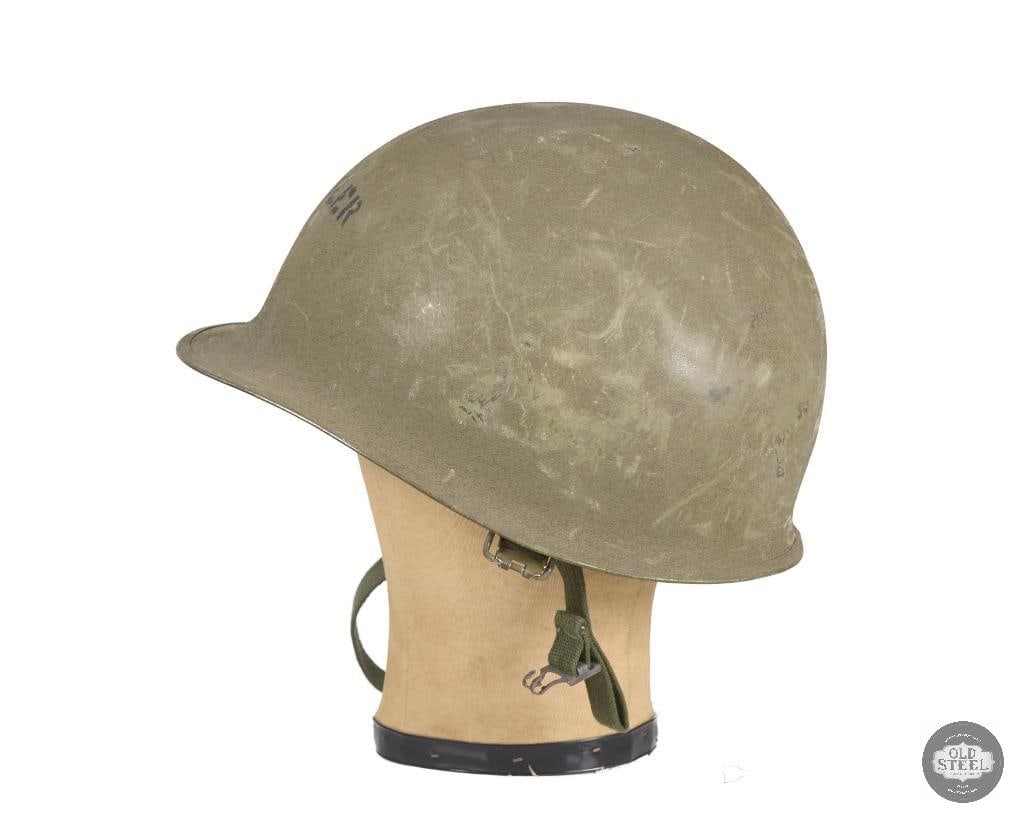US M1 Helmet WWII Westinghouse Liner Cotton Suspension - 4