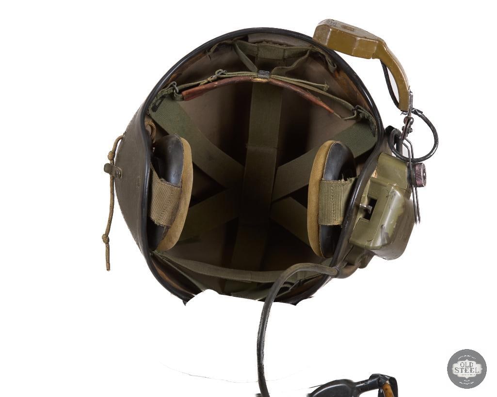 US Tanker Crew Helmet Roanwell Vietnam War Era - 5