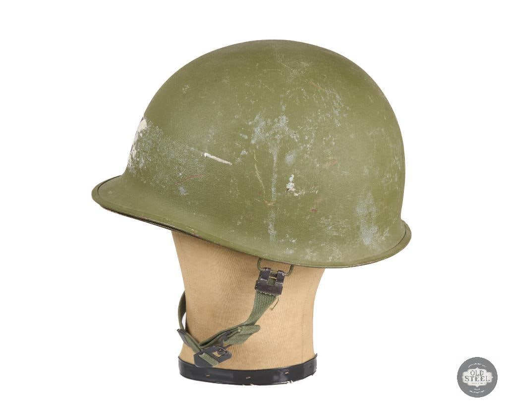 US M1 Helmet Korean War with Firestone Liner - 4