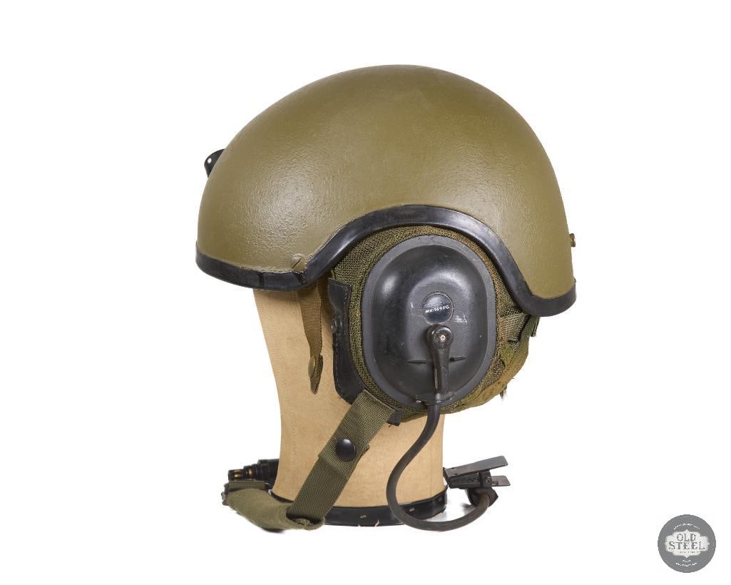 US CVC DH-132 Cold War Era Combat Vehicle Crewman's Helmet - 4