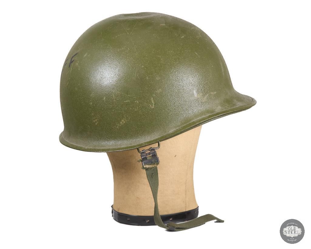 US M1 Helmet Vietnam War Jump Liner 1967 Dated Suspension - 2