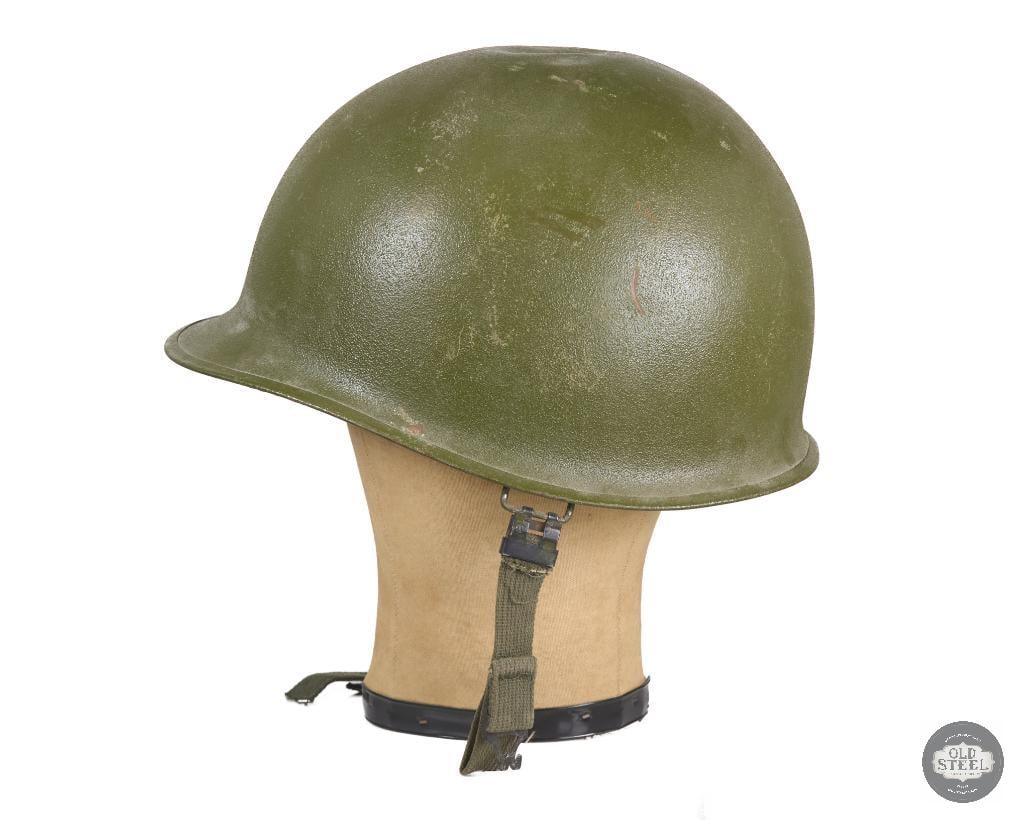 US M1 Helmet Vietnam War Jump Liner 1967 Dated Suspension - 3