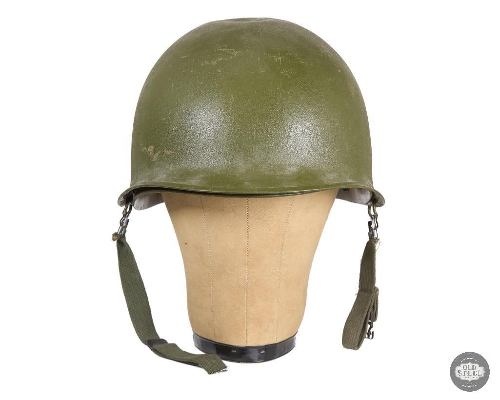 US M1 Helmet Vietnam War Jump Liner 1967 Dated Suspension - 4