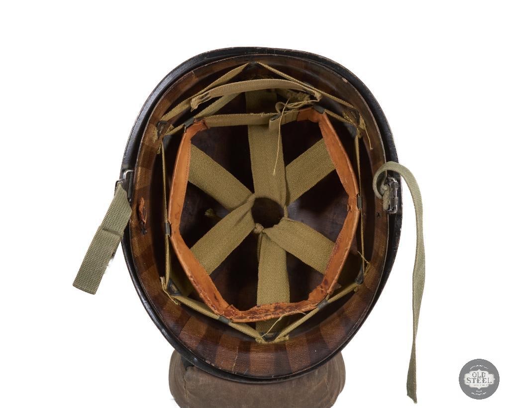 US M1 WWII Helmet Firestone Liner Cotton Suspension - 5