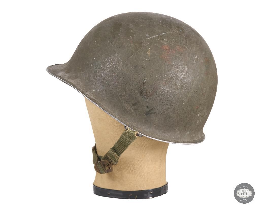 US M1 Helmet Korean War with CAPAC Liner - 3