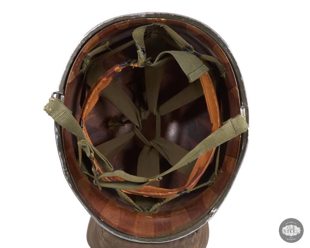 US M1 Helmet Korean War with CAPAC Liner - 5