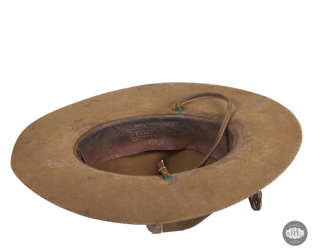 US WWI Officer's Campaign Hat Hardie and Caudle - 6