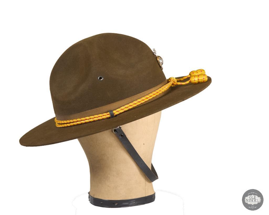 USMC Officer Stetson Campaign Hat - 7-3/8 - 2