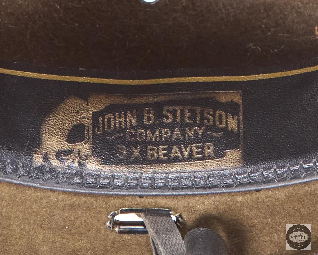 USMC Officer Stetson Campaign Hat - 7-3/8 - 6